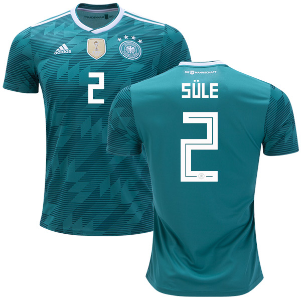 Germany #2 Sule Away Soccer Country Jersey